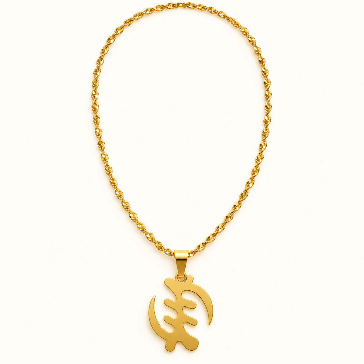 Gye Nyame Pendant Necklace