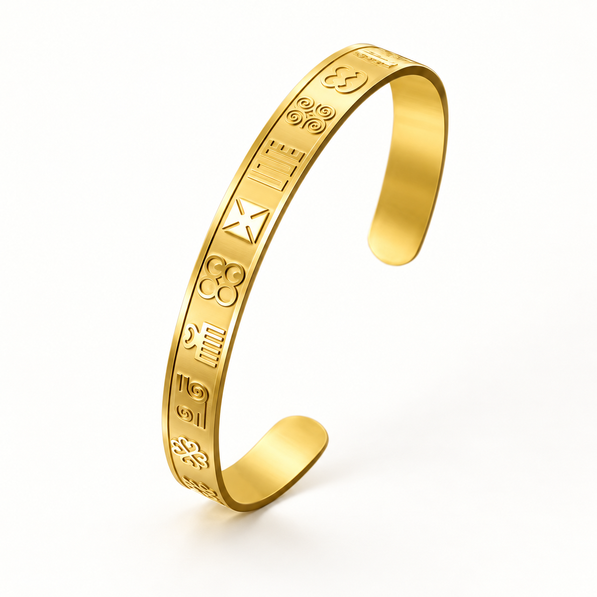 The Adinkra Legacy Bracelet & Ring Set